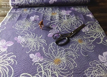 Load image into Gallery viewer, Kimono Baby Blanket/Adult Lap Blanket, Chrysanthemum ⦿blbj0021