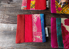 Load image into Gallery viewer, Upcycled Quilted Handmade Coasters ⦿cajf0009-14
