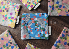 Load image into Gallery viewer, Japanese Handmade Coasters, Stroll, Blue, Pink and Mustard ⦿cajf0018-20