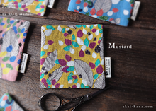 Load image into Gallery viewer, Japanese Handmade Coasters, Stroll, Blue, Pink and Mustard ⦿cajf0018-20