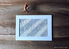 Load image into Gallery viewer, Vintage Kimono Fabric Art with a Frame Mat, ready to frame, 5" x 7" ⦿frmn0007