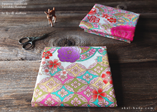 Load image into Gallery viewer, Furoshiki Reusable Fabric Wrap, Bandana, Floral Kimono ⦿fsjf0040