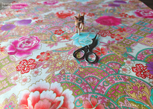 Load image into Gallery viewer, Furoshiki Reusable Fabric Wrap, Bandana, Floral Kimono ⦿fsjf0040