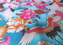 Load image into Gallery viewer, Furoshiki Reusable Fabric Wrap, Bandana, Floral Kimono ⦿fsjf0041