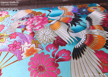 Load image into Gallery viewer, Furoshiki Reusable Fabric Wrap, Bandana, Floral Kimono ⦿fsjf0041