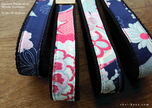 Load image into Gallery viewer, Japanese Cotton Wristlet Keychains, Miyabi ⦿kfjp0008