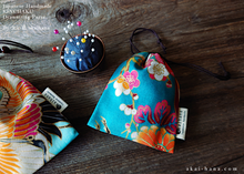 Load image into Gallery viewer, Wagara Kinchaku Drawstring Purse, 2 sizes ⦿kpjf0001