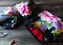 Load image into Gallery viewer, Wagara Kinchaku Drawstring Purse, 2 sizes ⦿kpjf0002