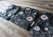 Load image into Gallery viewer, Japanese Handmade Kinchaku Drawstring Purse, Kingyo (Goldfish) ⦿kpjf1018