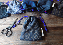 Load image into Gallery viewer, Vintage Kimono Travel Jewelry Bag ⦿kpvk0005
