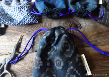 Load image into Gallery viewer, Vintage Kimono Travel Jewelry Bag ⦿kpvk0005