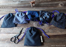 Load image into Gallery viewer, Vintage Kimono Travel Jewelry Bag ⦿kpvk0008