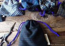 Load image into Gallery viewer, Vintage Kimono Travel Jewelry Bag ⦿kpvk0008