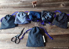 Load image into Gallery viewer, Vintage Kimono Travel Jewelry Bag ⦿kpvk0009