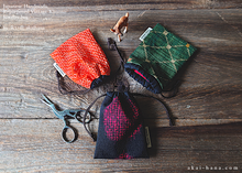 Load image into Gallery viewer, Vintage Kimono Travel Jewelry Bags ⦿kpvk0010-12