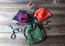 Load image into Gallery viewer, Vintage Kimono Travel Jewelry Bags ⦿kpvk0010-12