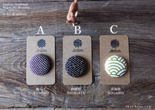 Load image into Gallery viewer, Japanese Handmade Wagara Pin Brooches ⦿pbjf0001-3