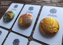 Load image into Gallery viewer, Vintage Kimono Pin Brooches ⦿pbvk0012