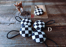 Load image into Gallery viewer, Japanese Fabric Covered Button Hair Tie, Napkin Holder, Cord Organizer Wagara ⦿phjf1003