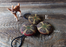 Load image into Gallery viewer, Vintage Kimono Button Hair Tie, Napkin Holder, Cord Organizer ⦿phvk1001