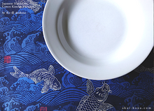 Load image into Gallery viewer, Reversible Japanese Handmade Placemats, Koi Carp ⦿pmjf0004
