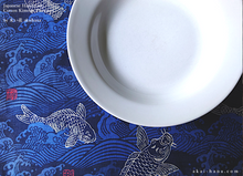 Load image into Gallery viewer, Reversible Japanese Handmade Placemats, Koi Carp ⦿pmjf0004