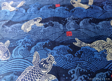 Load image into Gallery viewer, Reversible Japanese Handmade Placemats, Koi Carp ⦿pmjf0004
