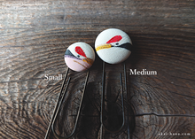 Load image into Gallery viewer, Vintage Kimono Bookmarks, Cranes ⦿sbvk0002