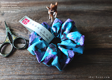 Load image into Gallery viewer, Japanese Handmade Scrunchies, Dreaming, scaf0027