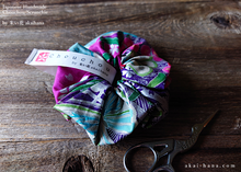 Load image into Gallery viewer, Japanese Handmade Kimono Style Chouchou/Scrunchies, Pink Floral ⦿scjf0016