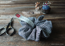 Load image into Gallery viewer, Japanese Handmade Chirimen Scrunchies, Kanoko, 2 colors ⦿scjf0110-11