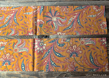 Load image into Gallery viewer, Japanese Handcrafted Scrunchies, Mustard Brown ⦿scjf0116
