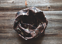 Load image into Gallery viewer, Japanese Handmade Infinity Scarf, Linen x Cotton, Nordic Floral ⦿sinf0036
