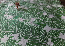 Load image into Gallery viewer, Japanese Handmade Cotton Linen Canvas Tote, Shells Green ⦿tbml0035