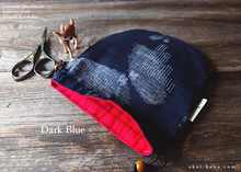 Load image into Gallery viewer, Japanese Handmade Temari Kinchaku (Drawstring) Purse, Eggplant or Midnight Blue ⦿tkjp0015-6