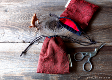 Load image into Gallery viewer, Vintage Kimono Travel Jewelry Bag ⦿kpvk0002