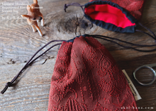 Load image into Gallery viewer, Vintage Kimono Travel Jewelry Bag ⦿kpvk0002