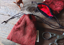 Load image into Gallery viewer, Vintage Kimono Travel Jewelry Bag ⦿kpvk0002