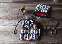 Load image into Gallery viewer, Vintage Kimono Travel Jewelry Bag ⦿kpvk0003