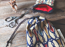 Load image into Gallery viewer, Vintage Kimono Travel Jewelry Bag ⦿kpvk0003