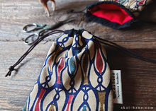 Load image into Gallery viewer, Vintage Kimono Travel Jewelry Bag ⦿kpvk0003