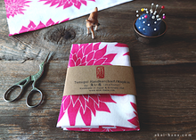 Load image into Gallery viewer, Japanese Handcrafted Tenugui Handkerchief, Dahlia Pink, tnha0004