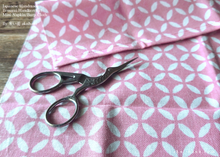 Load image into Gallery viewer, Japanese Tenugui Handkerchief with Hand Stitch, Shippou (seven treasures) ⦿tnho0010