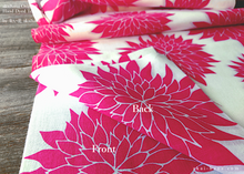Load image into Gallery viewer, akaihana Original Tenugui, Dahlia Pink, Japanese Hand Dyed ⦿tnor0004