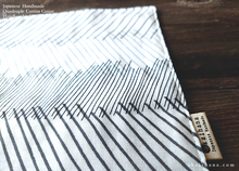 Load image into Gallery viewer, Quadruple Reversible Japanese Handkerchief, Slash, 100% Japanese Cotton Gauze ⦿wghc0020