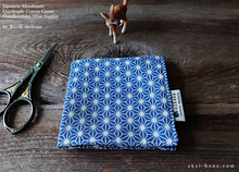 Load image into Gallery viewer, Quadruple Reversible Japanese Handkerchief, Asanoha ⦿wghc002324