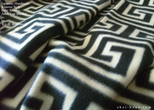 Load image into Gallery viewer, Kimono Baby Blanket/Adult Lap Blanket, Sakura Navy, 2 sizes ⦿blb0009
