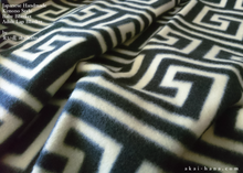 Load image into Gallery viewer, Kimono Baby Blanket/Adult Lap Blanket, Sakura Navy, 2 sizes ⦿blbj0009