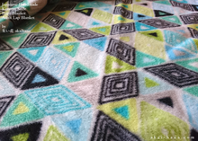 Load image into Gallery viewer, Kimono Baby Blanket/Adult Lap Blanket, Nami to Fujisan (Wave and Mt Fuji) ⦿blbj0010