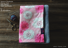 Load image into Gallery viewer, Kimono Baby Blanket/Adult Lap Blanket, Sakura Pink, 2 sizes ⦿blb0014
